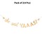 Garland Gold Color (SHE SADE WAAAS!) - 7 feet long | Golden Elegance Garland Gold Treasures | RAHEEV®